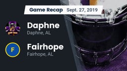 Recap: Daphne  vs. Fairhope  2019