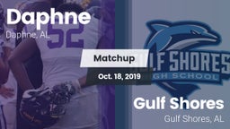 Matchup: Daphne  vs. Gulf Shores  2019
