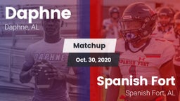 Matchup: Daphne  vs. Spanish Fort  2020