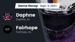 Recap: Daphne  vs. Fairhope  2021