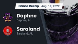 Recap: Daphne  vs. Saraland  2022