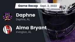 Recap: Daphne  vs. Alma Bryant  2022