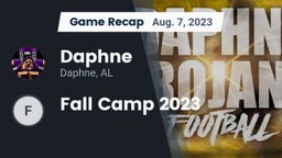 Recap: Daphne  vs. Fall Camp 2023 2023