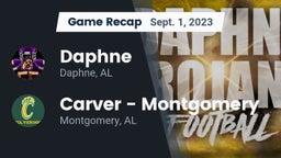 Recap: Daphne  vs. Carver  - Montgomery 2023