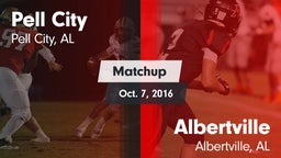 Matchup: Pell City High vs. Albertville  2016
