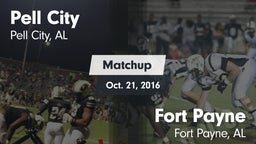 Matchup: Pell City High vs. Fort Payne  2016