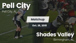 Matchup: Pell City High vs. Shades Valley  2018