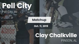 Matchup: Pell City High vs. Clay Chalkville  2019