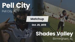 Matchup: Pell City High vs. Shades Valley  2019