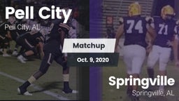 Matchup: Pell City High vs. Springville  2020