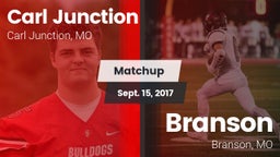 Matchup: Carl Junction High vs. Branson  2017