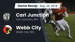 Recap: Carl Junction  vs. Webb City  2018