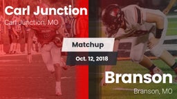 Matchup: Carl Junction High vs. Branson  2018