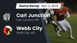 Recap: Carl Junction  vs. Webb City  2018