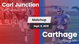 Matchup: Carl Junction High vs. Carthage  2019