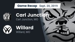 Recap: Carl Junction  vs. Willard  2019