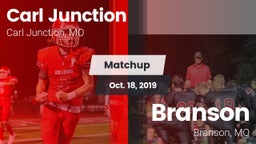 Matchup: Carl Junction High vs. Branson  2019