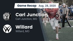 Recap: Carl Junction  vs. Willard  2020