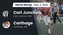 Recap: Carl Junction  vs. Carthage  2020