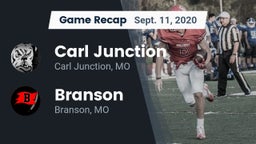 Recap: Carl Junction  vs. Branson  2020