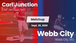 Matchup: Carl Junction High vs. Webb City  2020