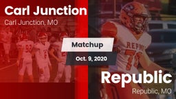 Matchup: Carl Junction High vs. Republic  2020