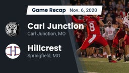 Recap: Carl Junction  vs. Hillcrest  2020