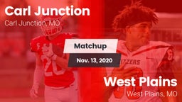 Matchup: Carl Junction High vs. West Plains  2020
