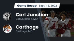 Recap: Carl Junction  vs. Carthage  2023