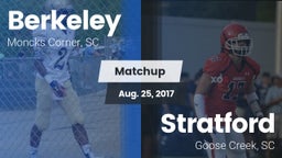 Matchup: Berkeley  vs. Stratford  2017