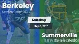 Matchup: Berkeley  vs. Summerville  2017