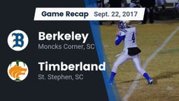 Recap: Berkeley  vs. Timberland  2017
