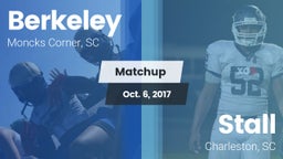 Matchup: Berkeley  vs. Stall  2017