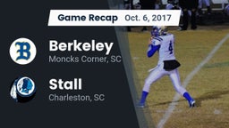 Recap: Berkeley  vs. Stall  2017