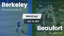 Matchup: Berkeley  vs. Beaufort  2017