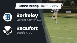 Recap: Berkeley  vs. Beaufort  2017