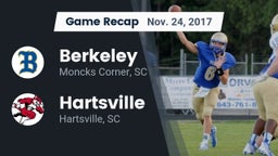 Recap: Berkeley  vs. Hartsville  2017