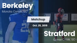 Matchup: Berkeley  vs. Stratford  2019