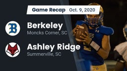 Recap: Berkeley  vs. Ashley Ridge  2020