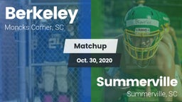 Matchup: Berkeley  vs. Summerville  2020
