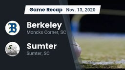 Recap: Berkeley  vs. Sumter  2020