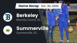 Recap: Berkeley  vs. Summerville  2020