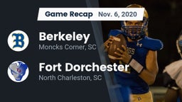 Recap: Berkeley  vs. Fort Dorchester  2020