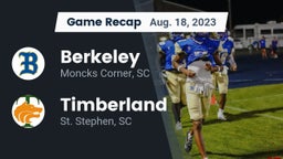 Recap: Berkeley  vs. Timberland  2023