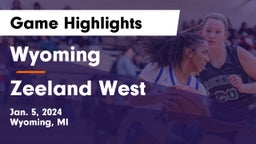Wyoming  vs Zeeland West  Game Highlights - Jan. 5, 2024