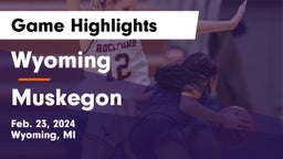 Wyoming  vs Muskegon  Game Highlights - Feb. 23, 2024
