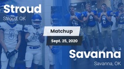 Matchup: Stroud vs. Savanna  2020