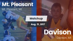 Matchup: Mt. Pleasant High vs. Davison  2017