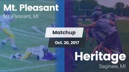 Matchup: Mt. Pleasant High vs. Heritage  2017