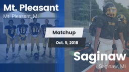 Matchup: Mt. Pleasant High vs. Saginaw  2018